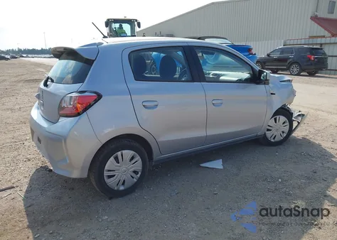 2024 Mitsubishi Mirage Es/Le из США, поврежденный, VIN ML32AUHJ7RH030611